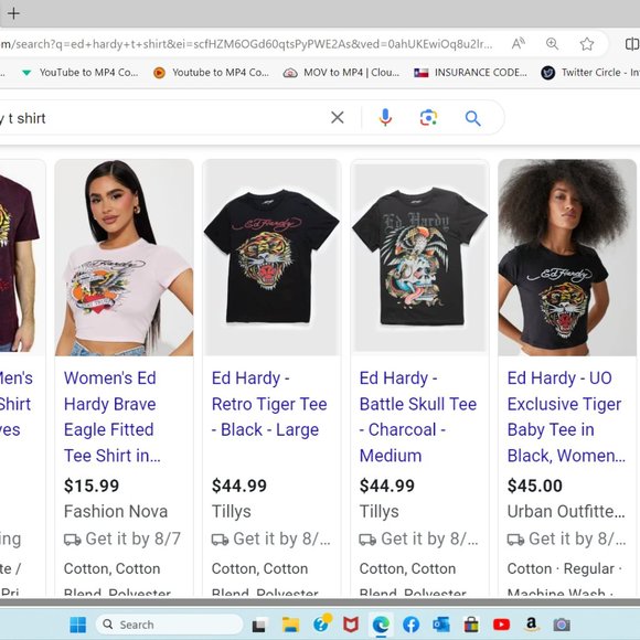 Ed Hardy Serpent & Skull XL Gray T Shirt XL  Box TS1 - Picture 7 of 10